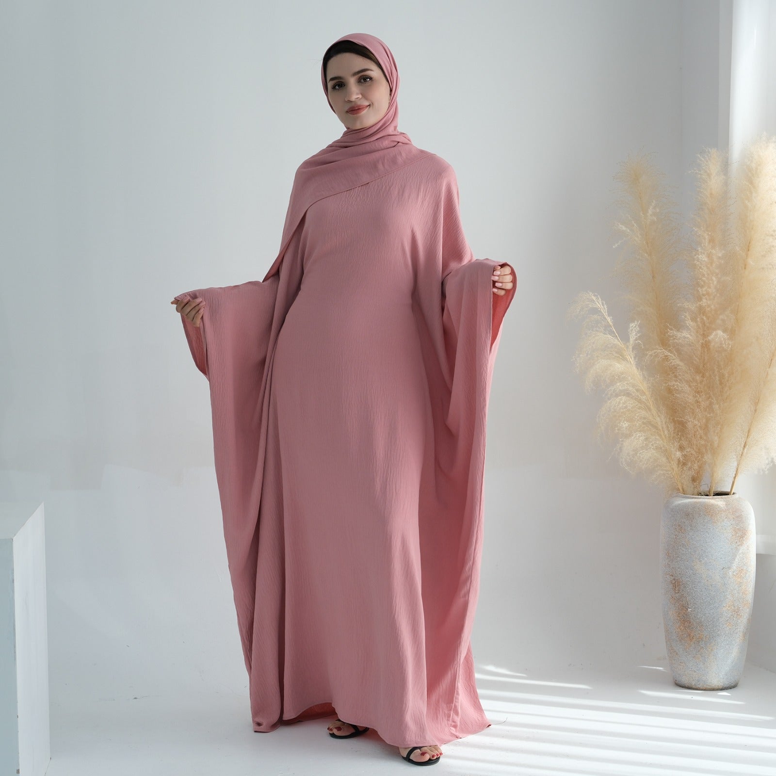 Babyroze Jazz Crêpe Vlinder Abaya Jurk