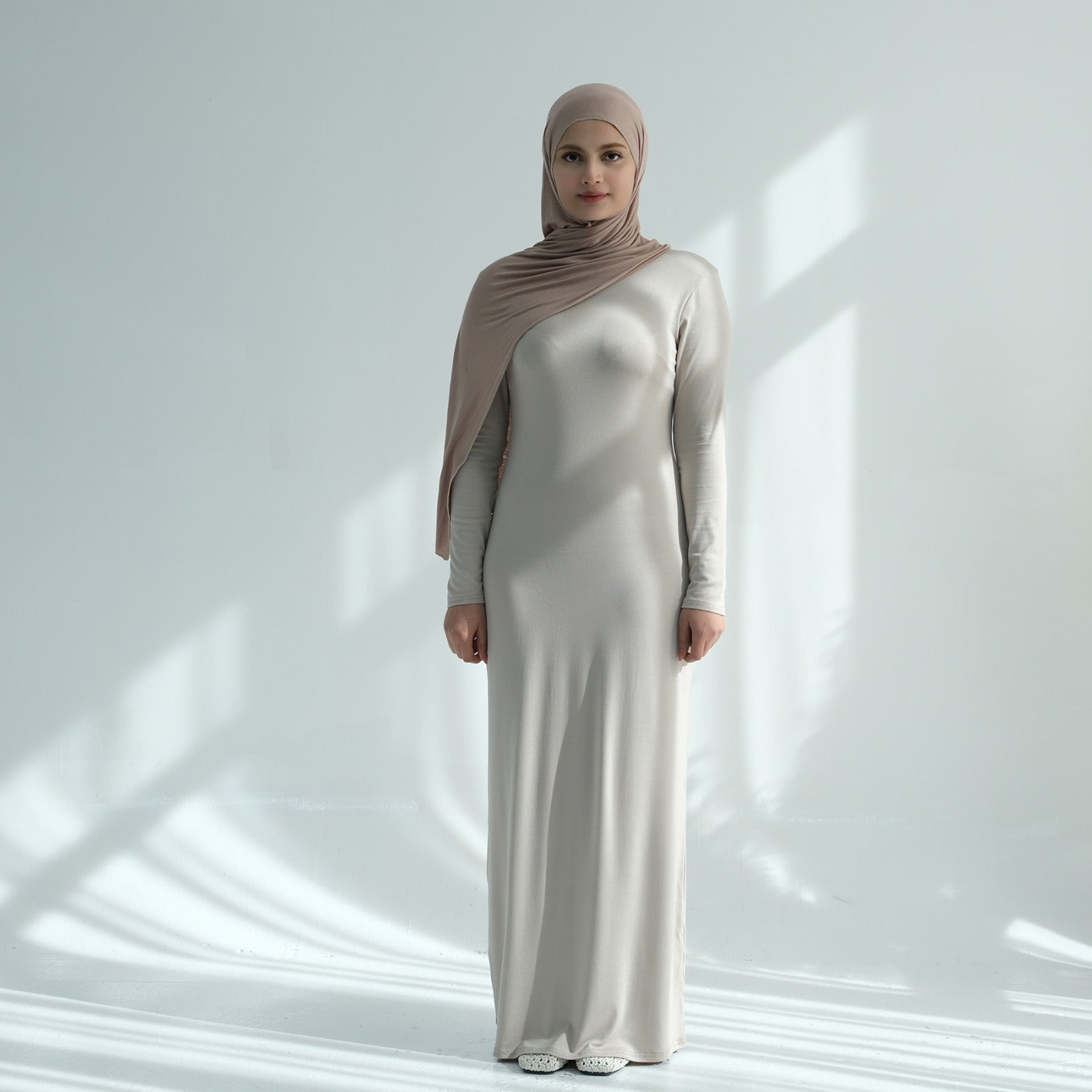 Perfect Fit Jersey Katoen Abaya Jurk