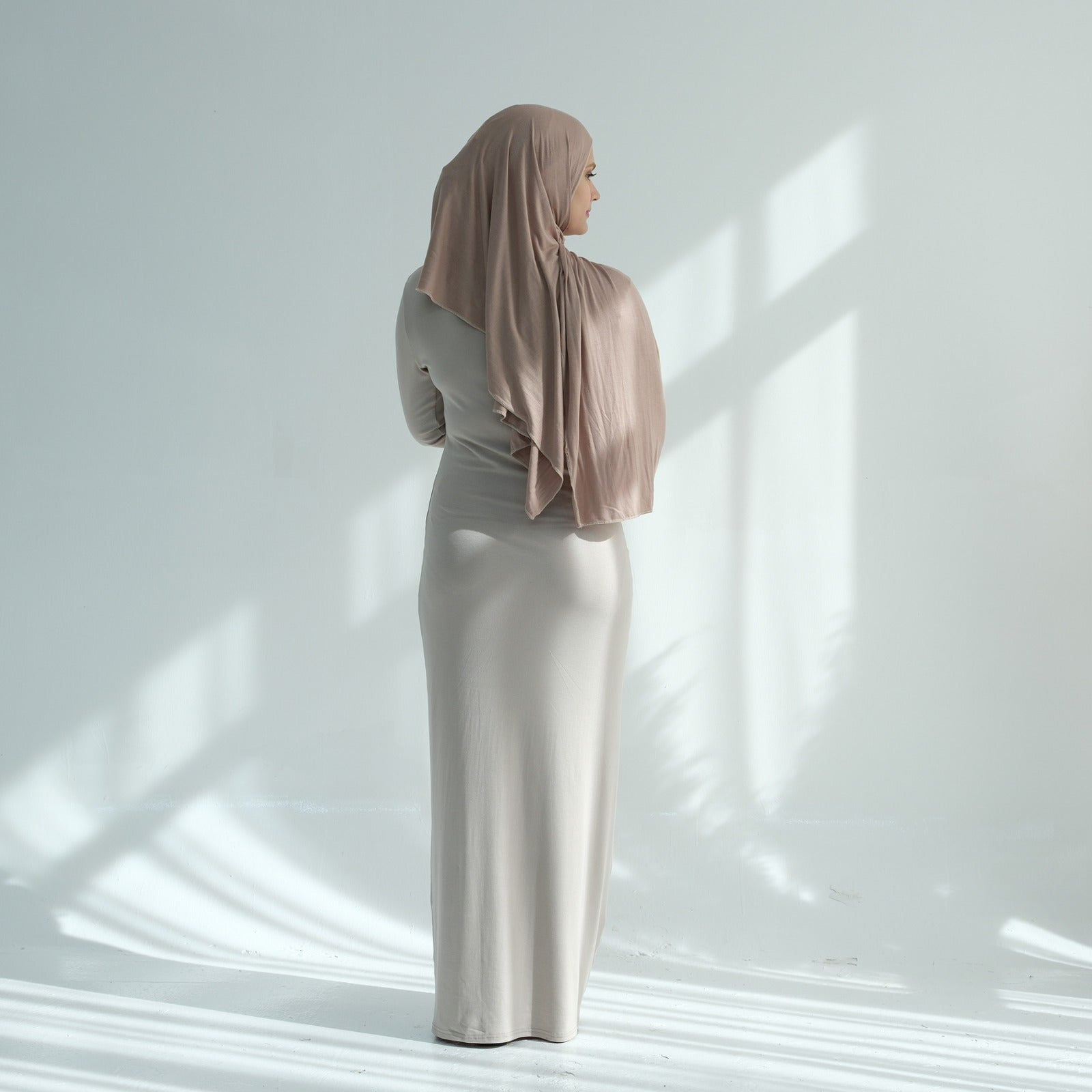 Perfect Fit Jersey Katoen Abaya Jurk