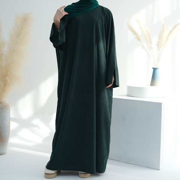 Phthalogroen Winter Corduroy Abaya