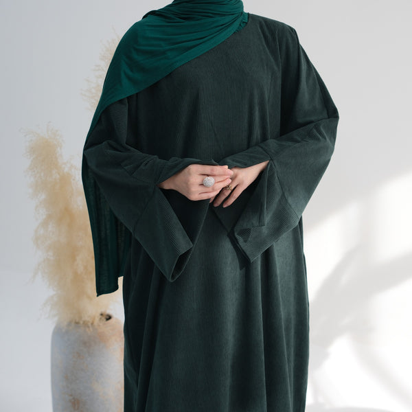 Phthalogroen Winter Corduroy Abaya