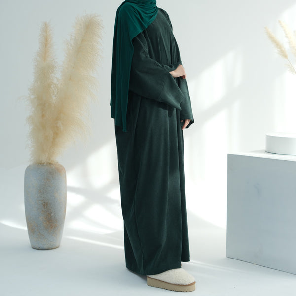 Phthalogroen Winter Corduroy Abaya