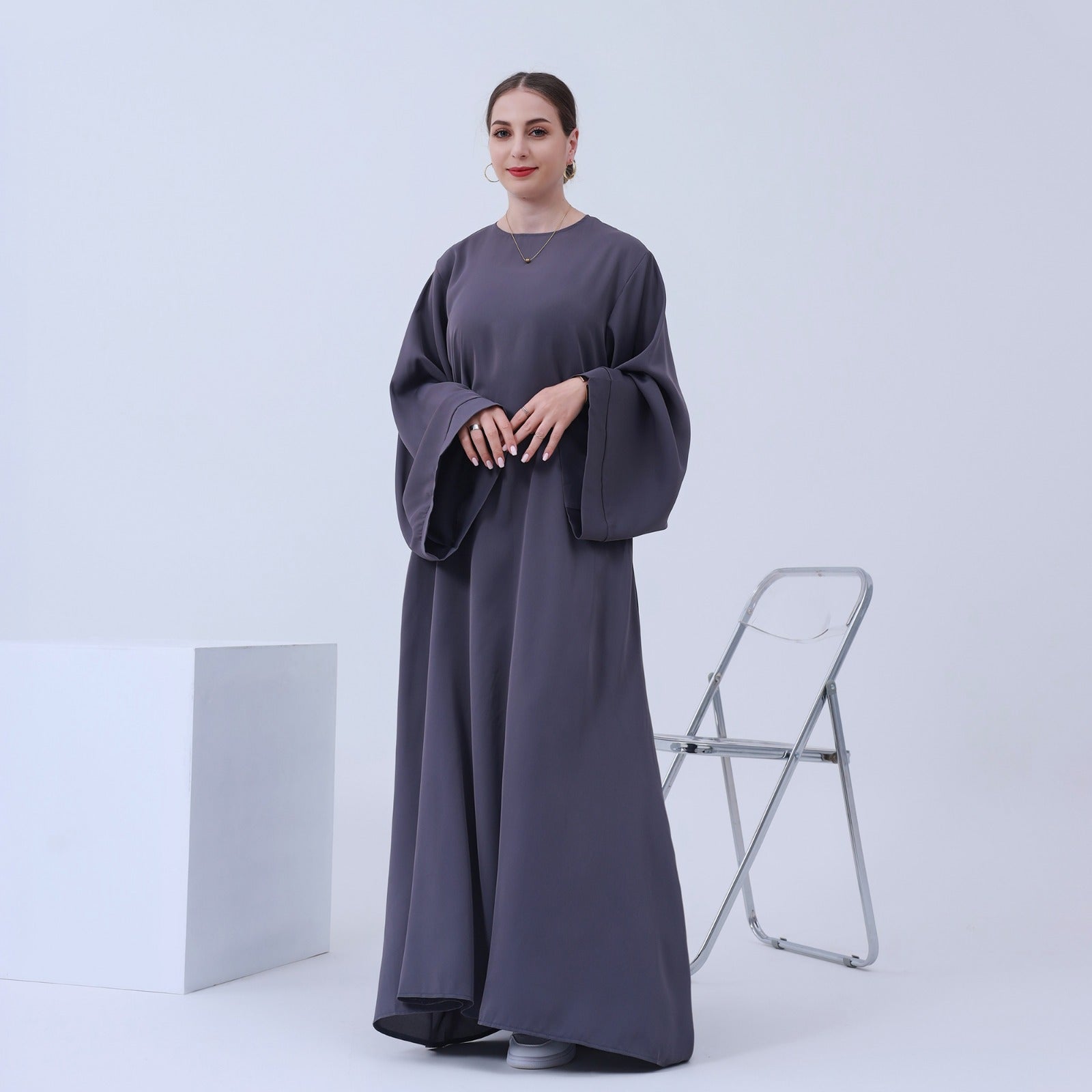 Rookpaars Nida Abaya Jurk