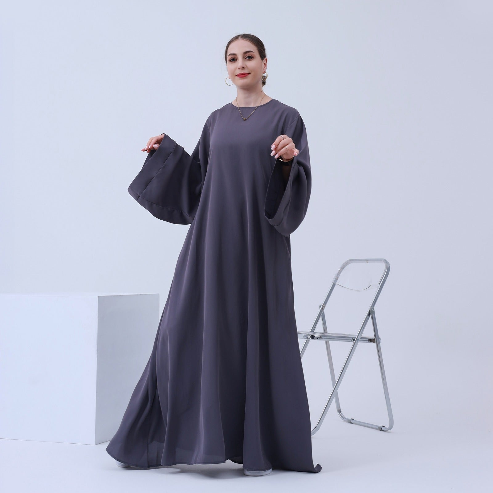 Rookpaars Nida Abaya Jurk